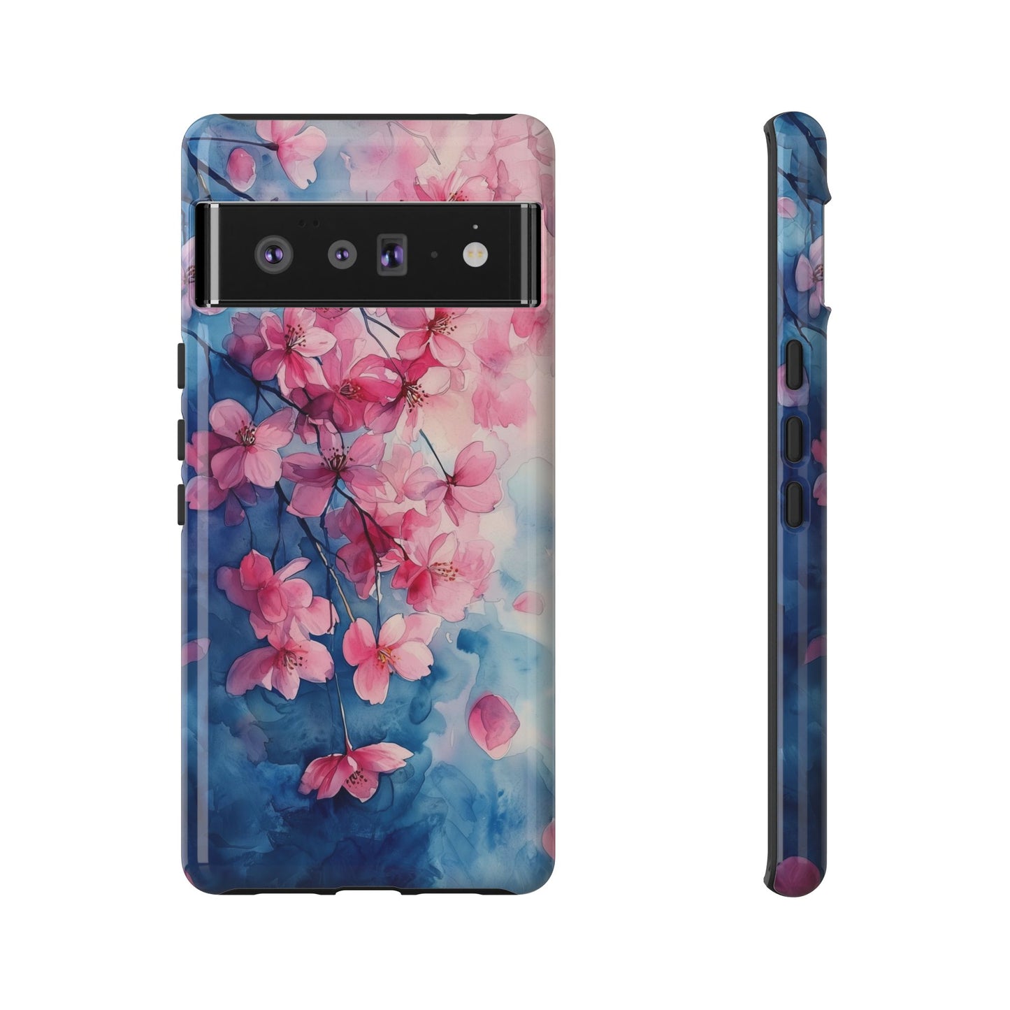 Pastel Petal Rain Watercolor Phone Case for iPhone, google Pixel & Samsung