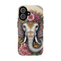 Elegant Floral Elephant Mobile Cover – Royal Mandala Art