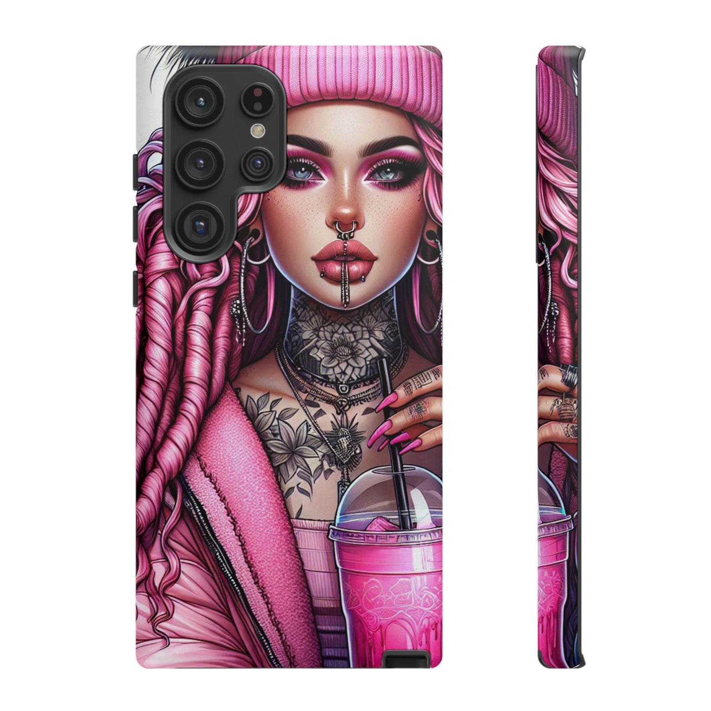 Pink Rebellion – Edgy Street Style & Tattooed Chic Mobile Cover