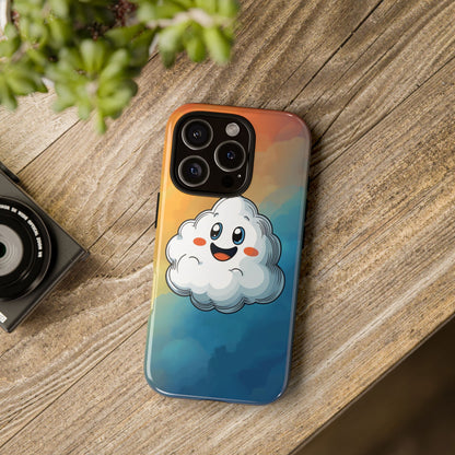 Happy Cloud Anime Phone Case for iPhone, Samsung, Google Pixel