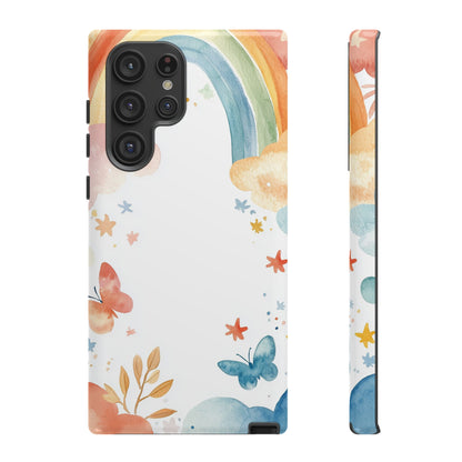 Dreamy Skies & Rainbows Watercolor Phone Case for iPhone, google Pixel & Samsung