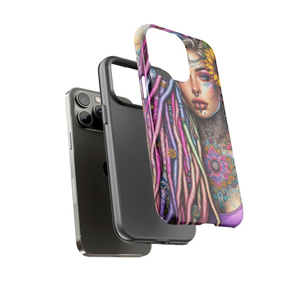 Boho Mandala Goddess – Ethereal Tattoo Art Mobile Cover