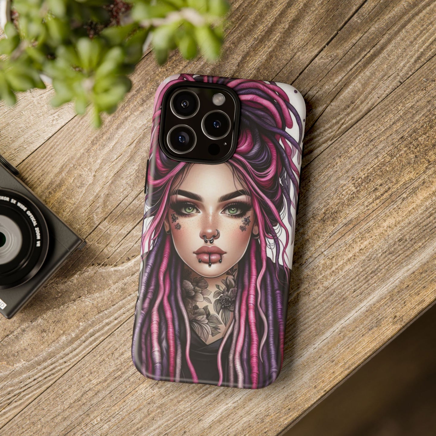 Neon Gothic Beauty Mobile Case