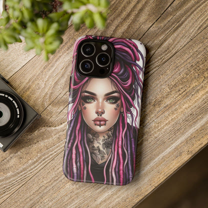 Neon Gothic Beauty Mobile Case
