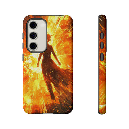 Solar Ascension | Silhouette of Fire Phone Case for iPhone, Samsung & Pixel
