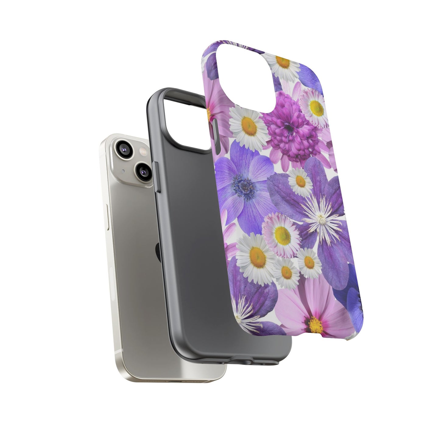 Lavender Blossom Floral Mobile Case