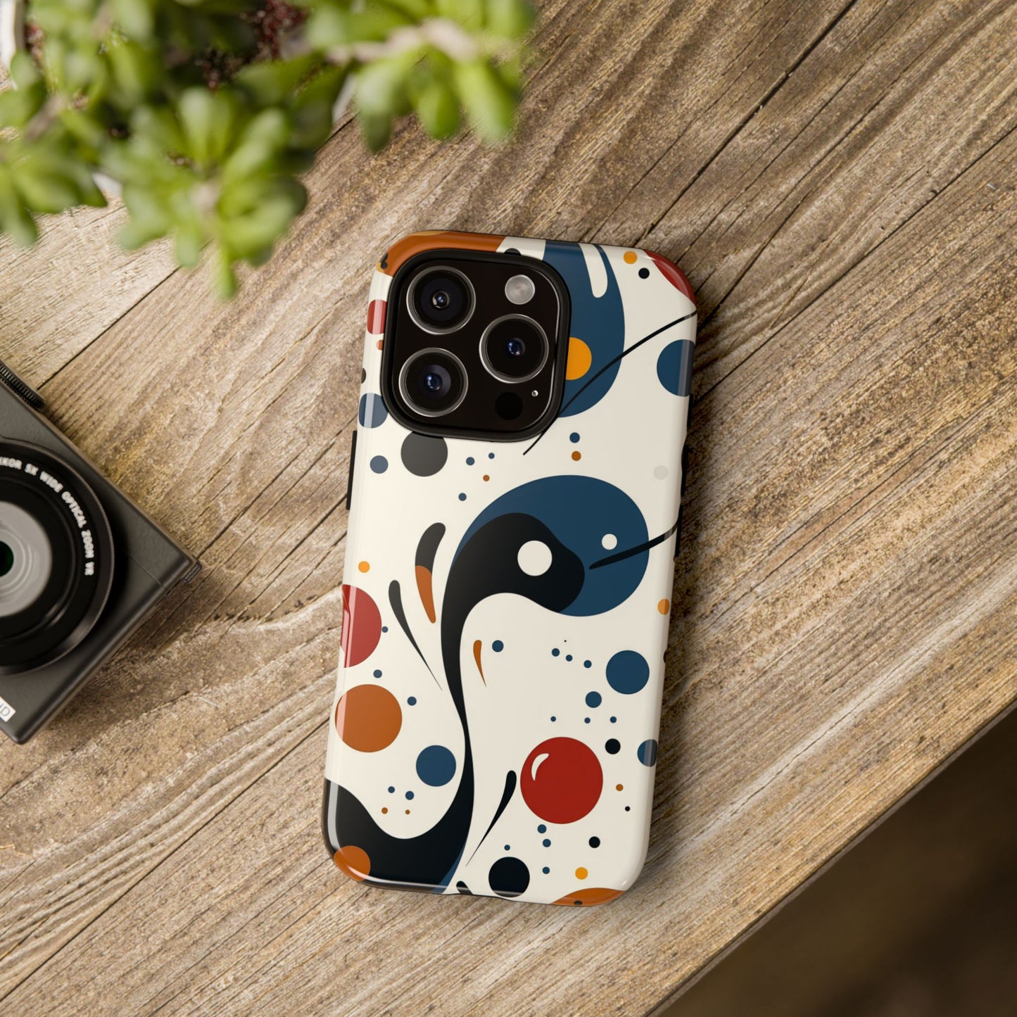 Retro Pop Dots Case – Abstract Minimal Vibes for iPhone, Google Pixel & Samsung