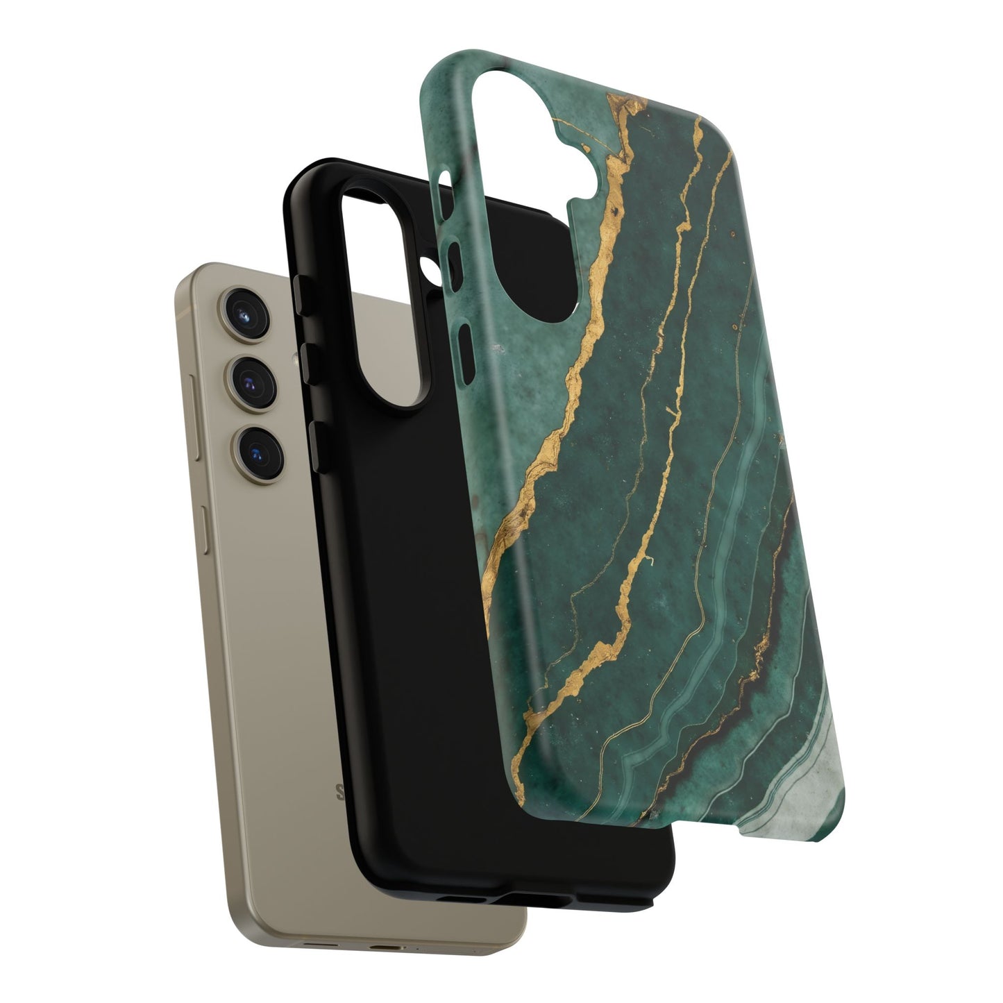 Jade Green Marble Case Design