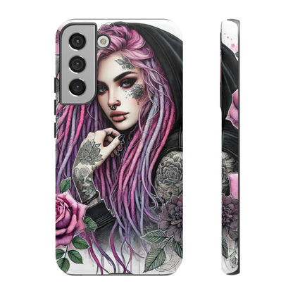 Gothic Rose Tattoo Art Mobile Case