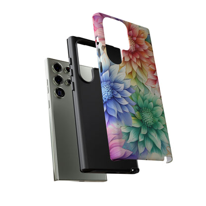 Rainbow Bloom Mandala Floral Mobile Case