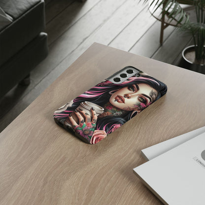 Gothic Rose Coffee Queen Mobile Case
