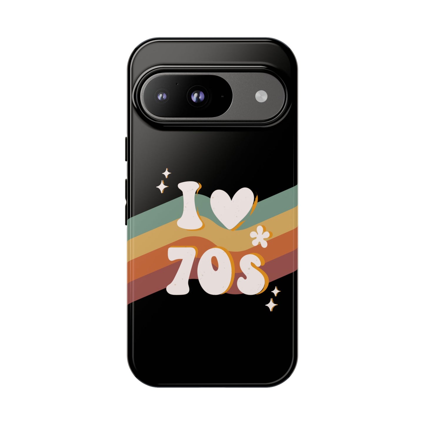 Retro "I Love 70s" Phone Case – Vintage Groovy Design for iPhone, Samsung & Google Pixel