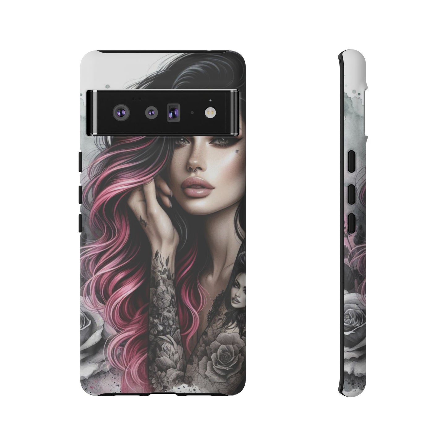 Tattooed Elegance – Gothic Art Mobile Cover