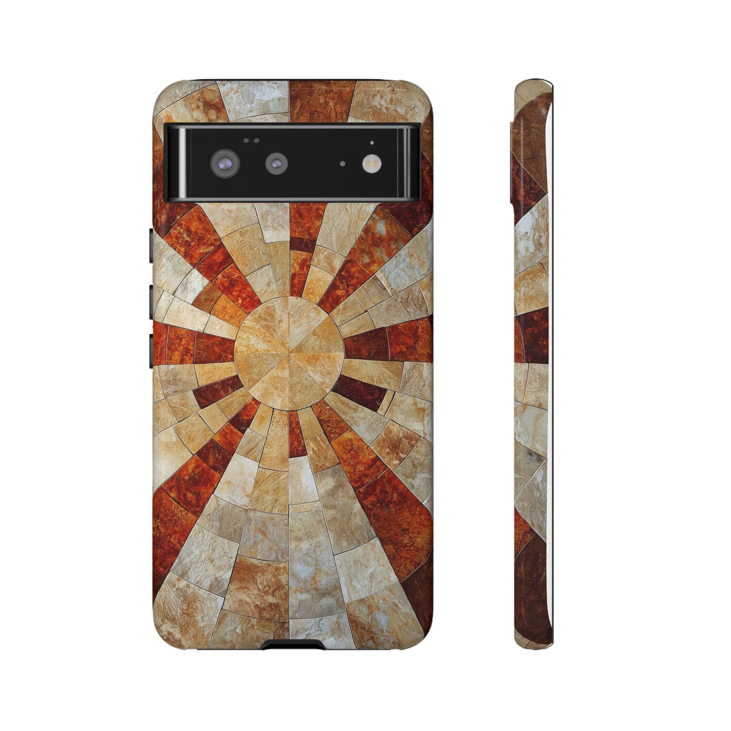 Boho Radiance Stone Mosaic Phone Case for iPhone, Pixel & Samsung
