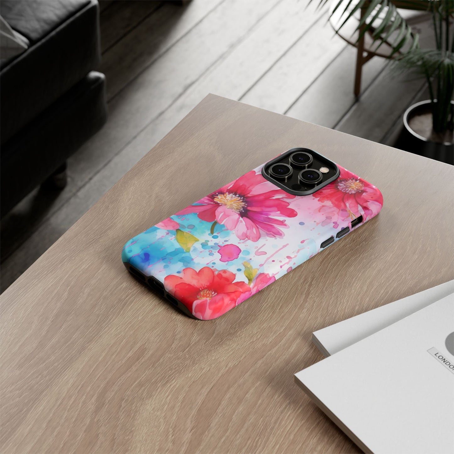 Watercolor Bloom Floral Mobile Case