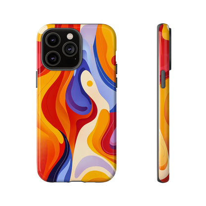 LavaFlow – Vivid Heatwave Abstract Phone Case for iPhone, Samsung & Pixel