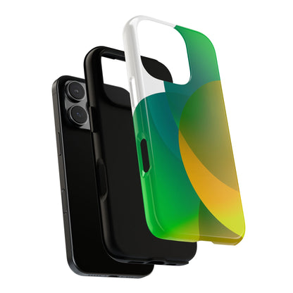 Verdant Bloom – Abstract Gradient Phone Case for iPhone, Samsung & Pixel