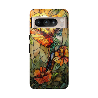 Whispers in Flight – Mosaic Hummingbird Phone Case for iPhone, Samsung & Pixel