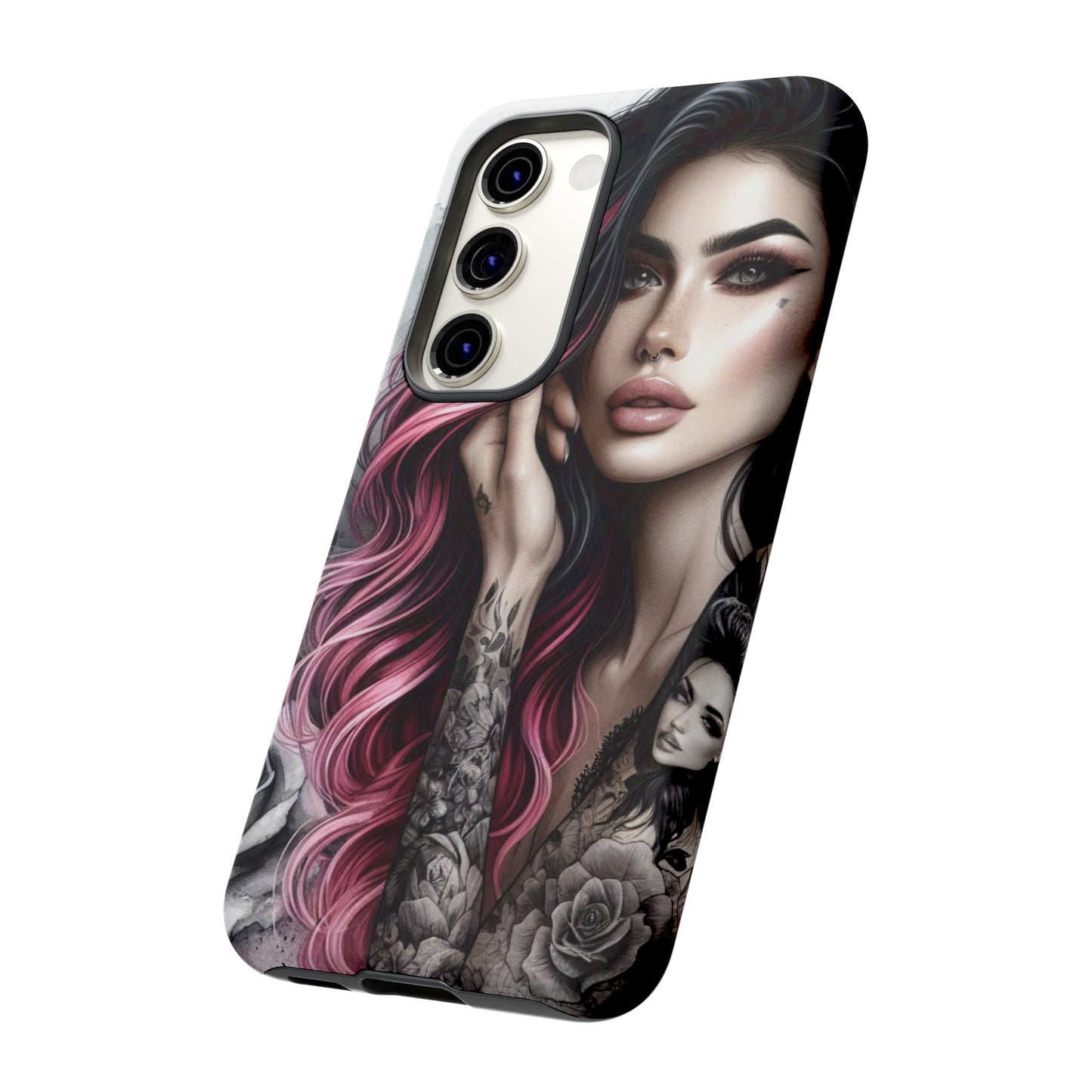 Tattooed Elegance – Gothic Art Mobile Cover