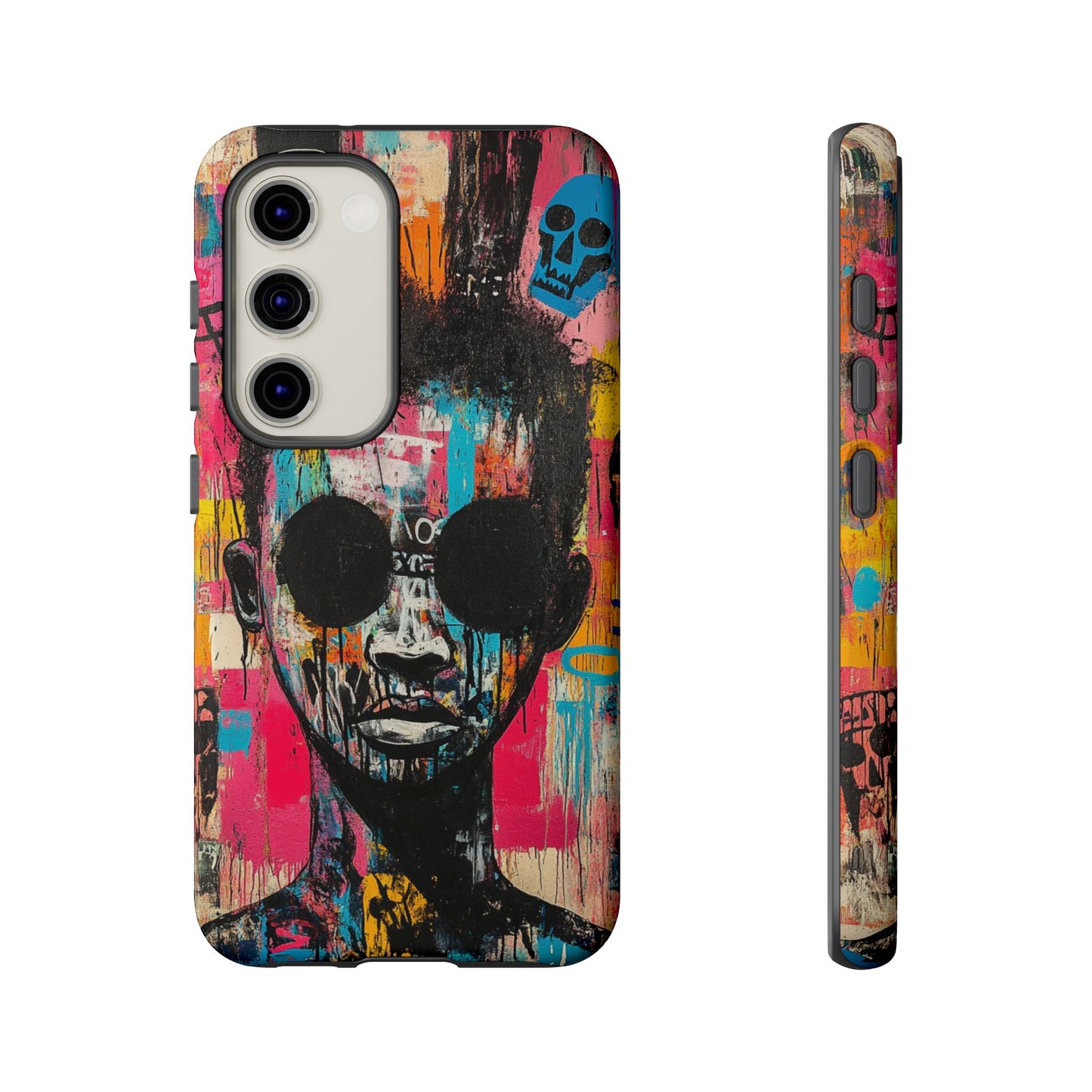 Basquiat Street Art Phone Case – Artistic Phone Protection - iPhone, Samsung & Google Pixel Cover - Artistic Painting Case,  Art Lover Gift