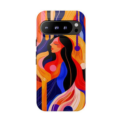 Muse in Motion – Abstract Goddess Phone Case for iPhone, Samsung & Pixel