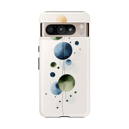 Orbit Bloom – Abstract Bubble Art Phone Case for iPhone, Samsung & Pixel