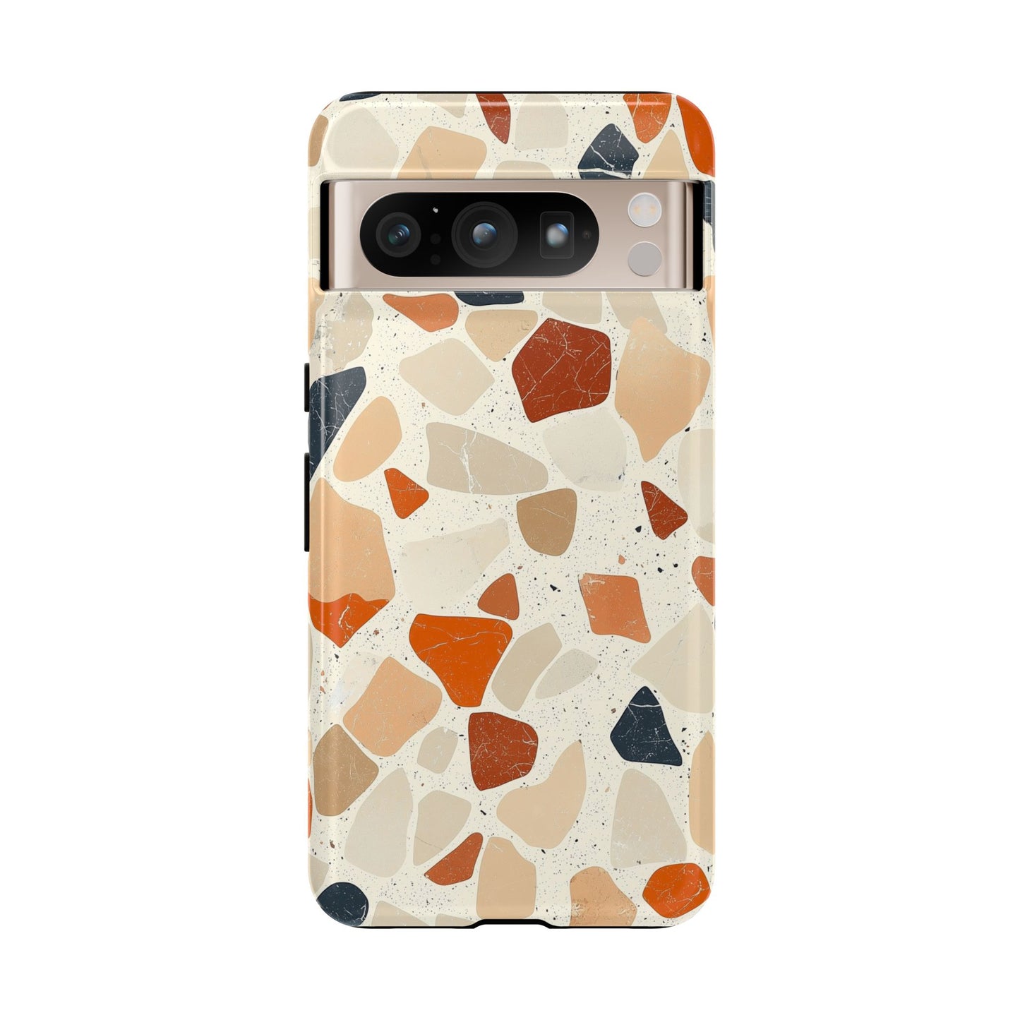 Rustic Terrazzo Stone Phone Case for iPhone, Pixel & Samsung