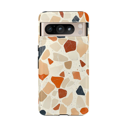 Rustic Terrazzo Stone Phone Case for iPhone, Pixel & Samsung
