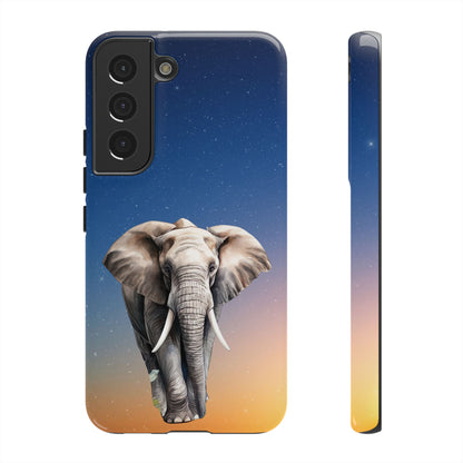 Celestial Elephant Mobile Cover – Dreamy Night Sky Aesthetic