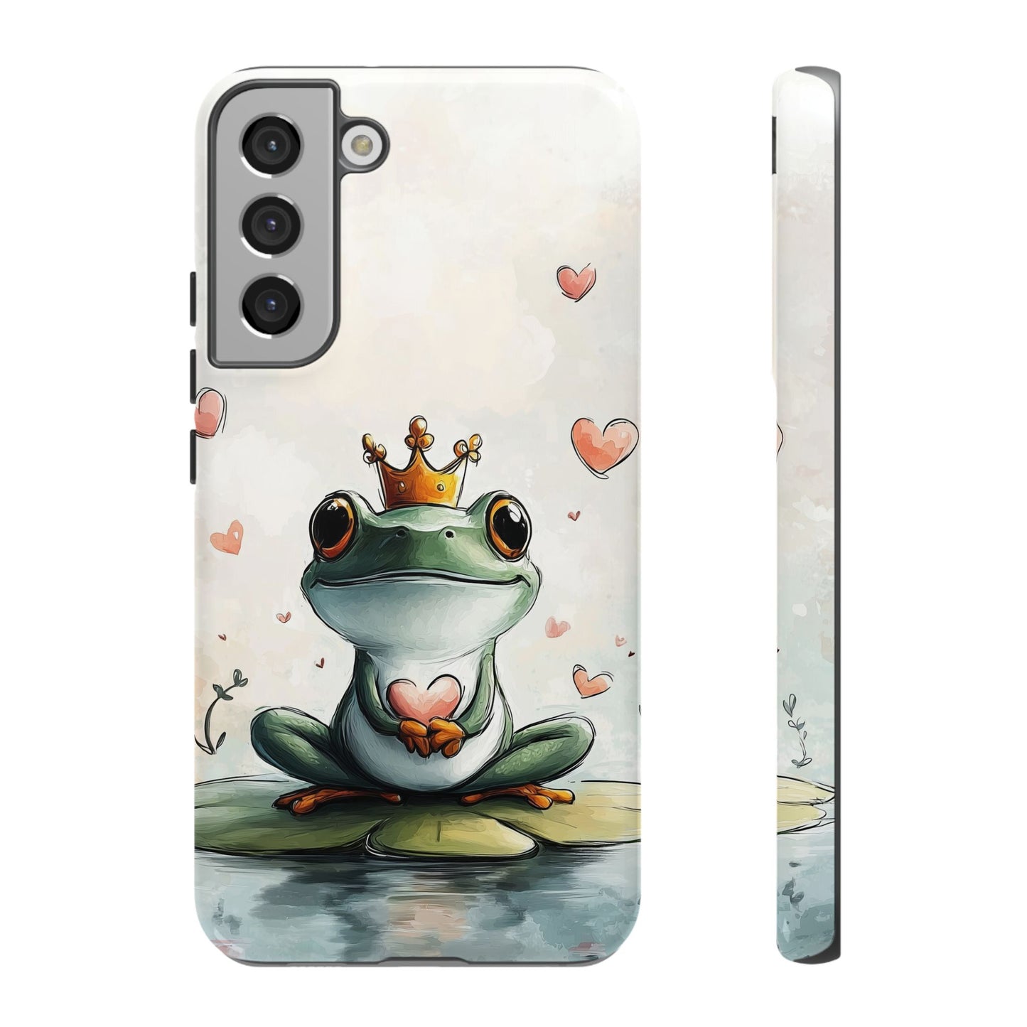 Frog Prince Phone Case – Cute Anime Aesthetic for iPhone, Google Pixel & Samsung
