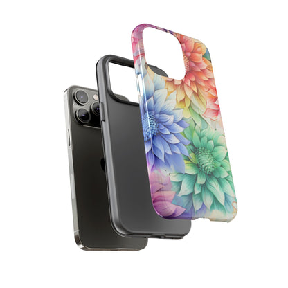 Rainbow Bloom Mandala Floral Mobile Case