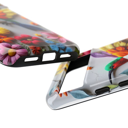 Elegant Hummingbird with Floral Mosaic Design | Nature's Artistic Vibes | Pixel 8 pro