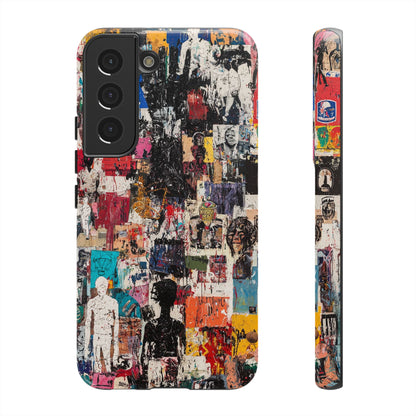 Graffiti Phone Case – Basquiat Street Art Design - iPhone, Samsung & Google Pixel Cover - Artistic Painting Case,  Art Lover Gift