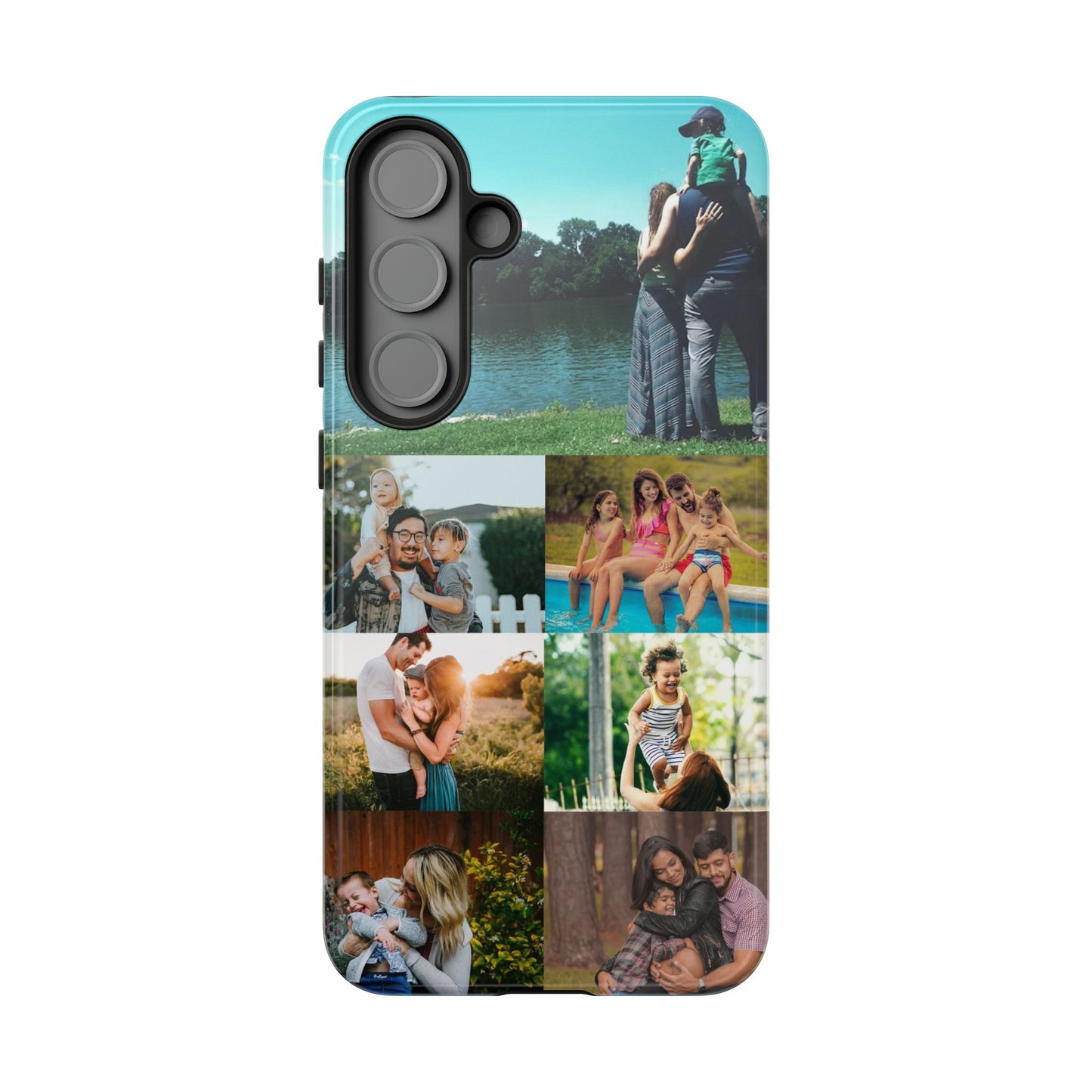 Personalised Custom Photo Collage Phone Case – Add Your Images/Loving Memory – Unique Gift for iPhone, Samsung  & Google Pixel – Protective & Stylish Cover, Couples Gift