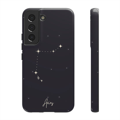 Aries Zodiac Starry Phone Case – Cosmic Style for iPhone, Samsung & Google Pixel