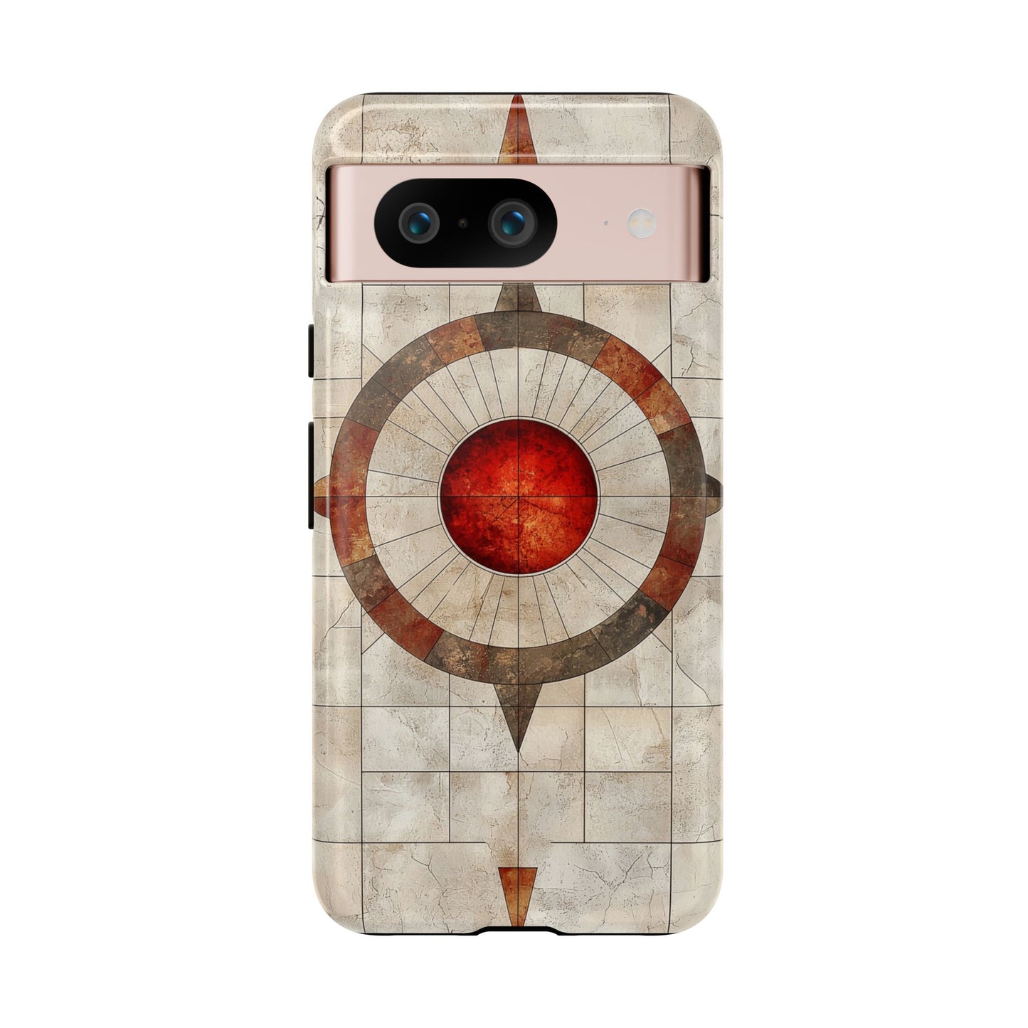 Boho Stone Compass Phone Case for iPhone, Pixel & Samsung