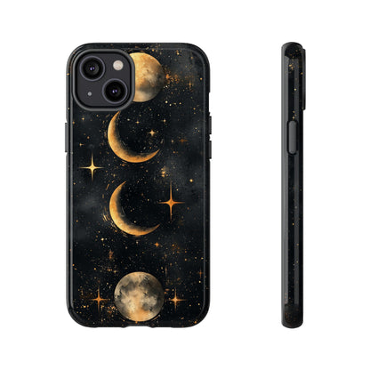 Lunar Phases Boho Moon Phone Case for iPhone, Pixel & Samsung