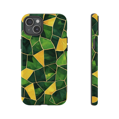 Intricate Turtle Shell Mosaic Phone Case for iPhone, Samsung & Google Pixel