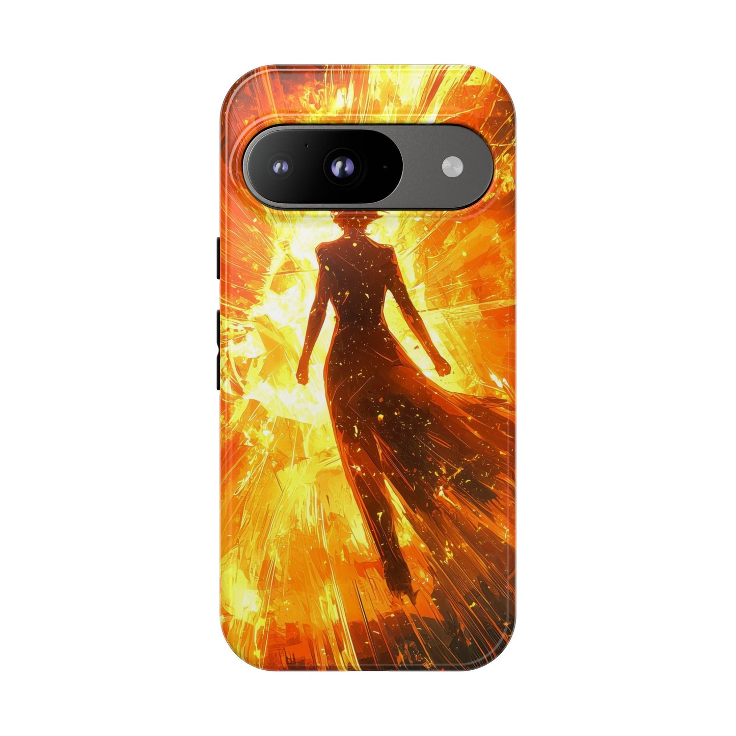 Solar Ascension | Silhouette of Fire Phone Case for iPhone, Samsung & Pixel