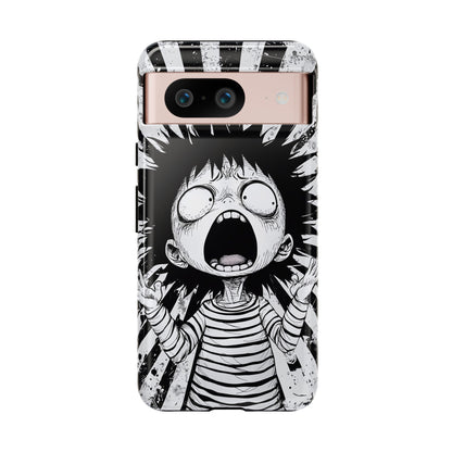 Maximum Panic Mode | Scream Kid Art  Phone Case for iPhone, Samsung & Pixel