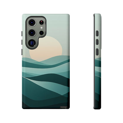 Tranquil Dunes – Abstract Sunset Phone Case for iPhone, Samsung & Pixel