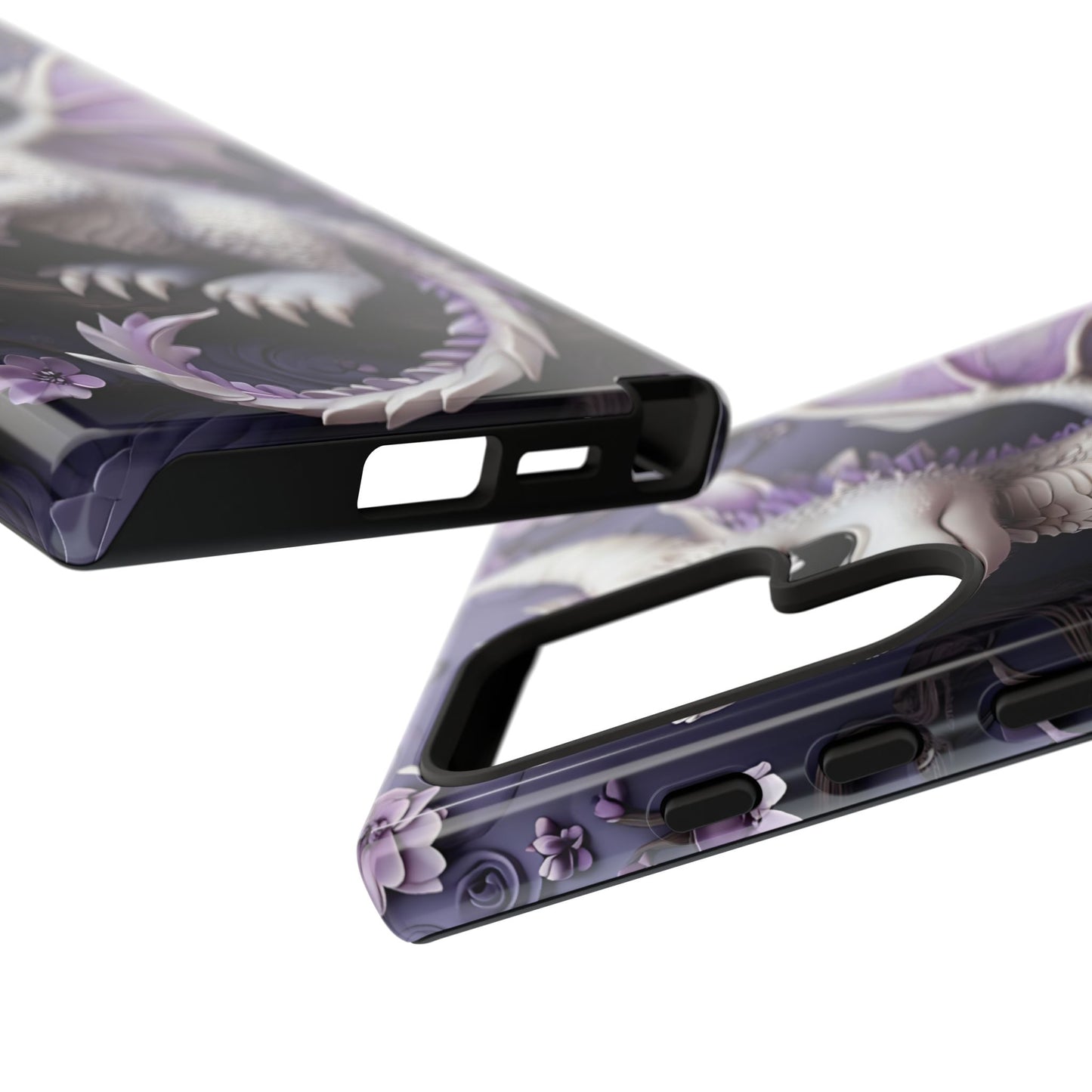 Charming Young Dragon on a Branch Phone Case Design