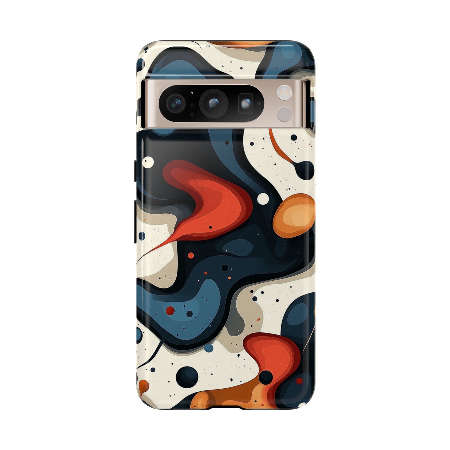 Molten Drift – Abstract Art Phone Case for iPhone, Samsung & Pixel