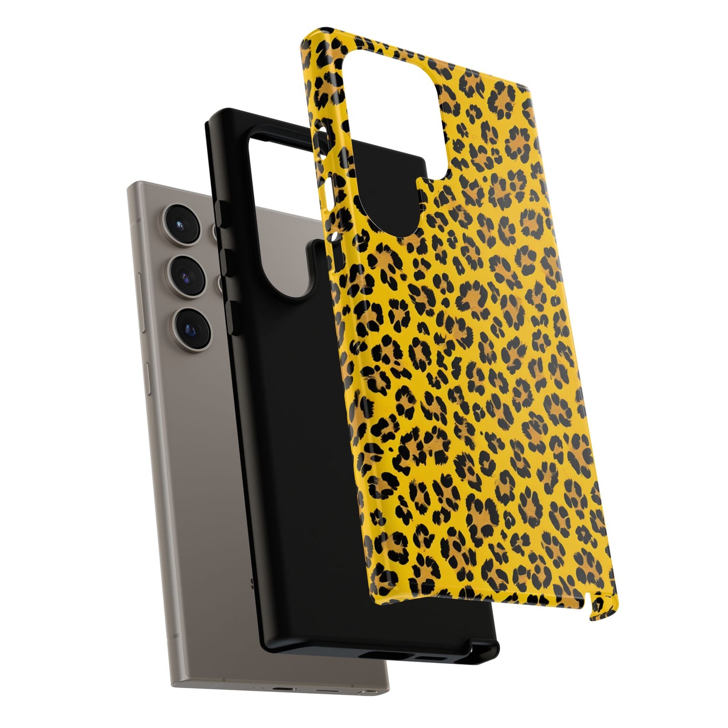 Leopard Texture Printed Back Cover Case phone