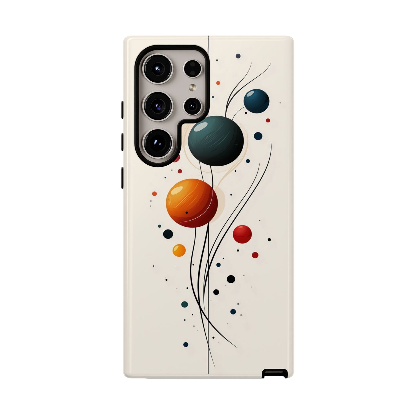 Modern Orbit Abstract Phone Case – Minimal Planet-Inspired Design for iPhone, Samsung & Pixel