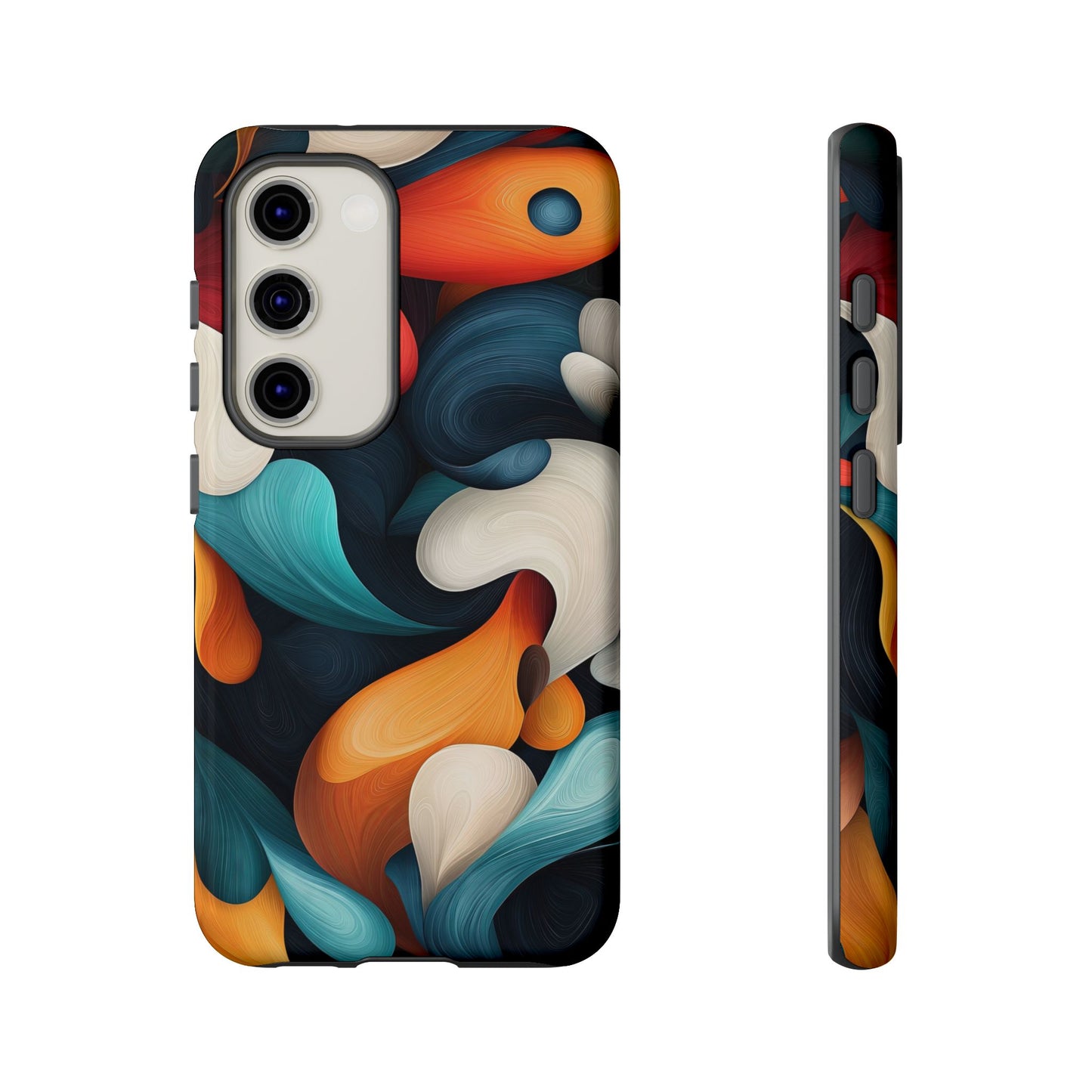 Swirl Spectrum – Vibrant Abstract Phone Case for iPhone, Samsung & Pixel