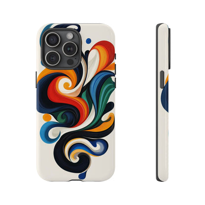 WhirlMuse – Elegant Swirl Abstract  Phone Case for iPhone, Samsung & Pixel