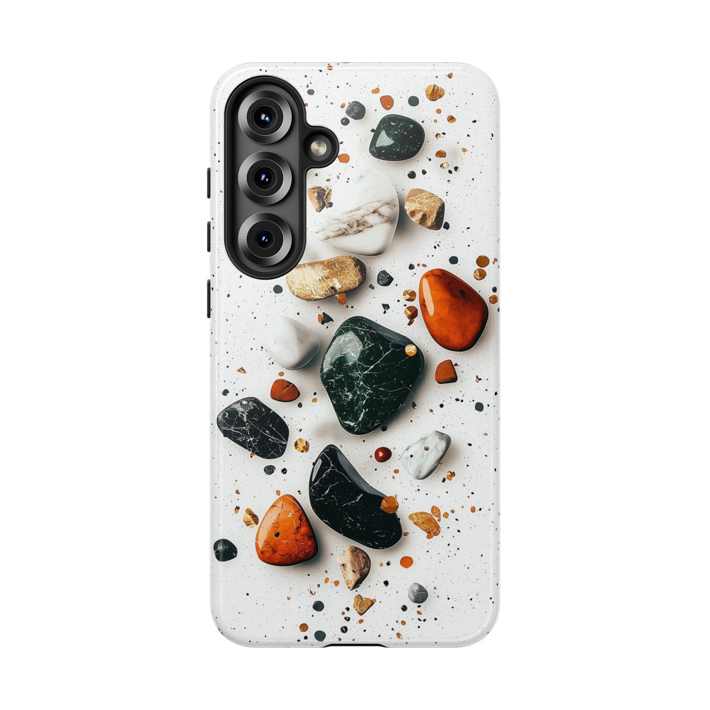 Marble Mosaic Charm – Terrazzo Stone Phone Case for iPhone, google Pixel & Samsung