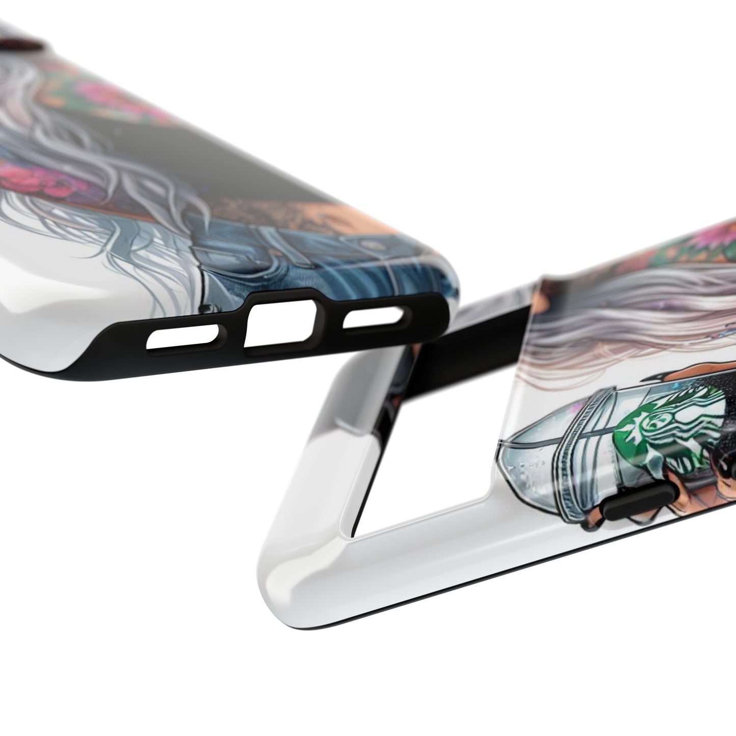 Tattooed Coffee Queen – Edgy Urban Aesthetic Mobile Cover