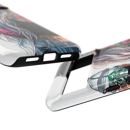 Tattooed Coffee Queen – Edgy Urban Aesthetic Mobile Cover
